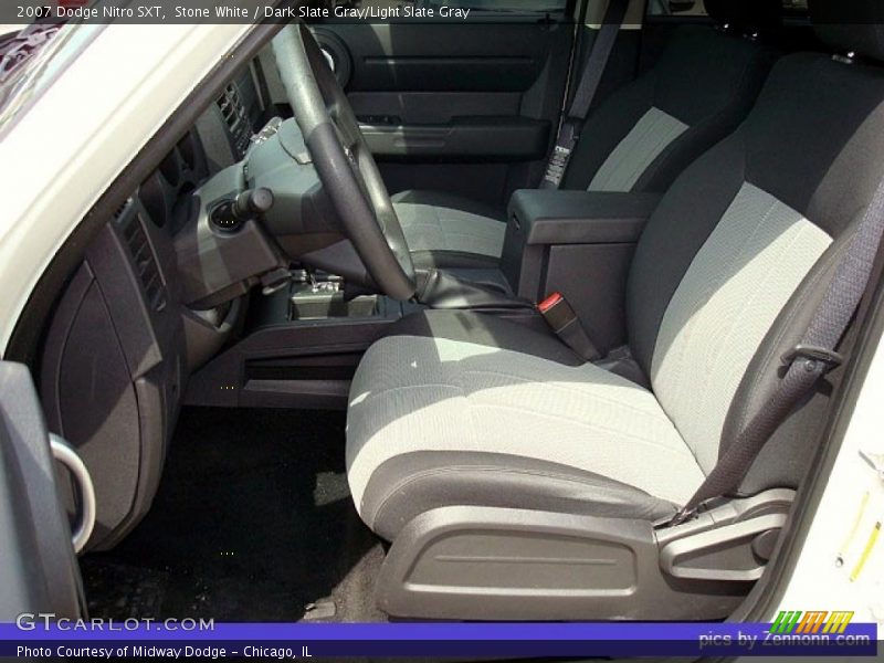 Stone White / Dark Slate Gray/Light Slate Gray 2007 Dodge Nitro SXT