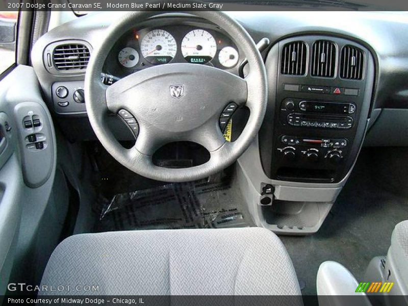 Modern Blue Pearl / Medium Slate Gray 2007 Dodge Grand Caravan SE