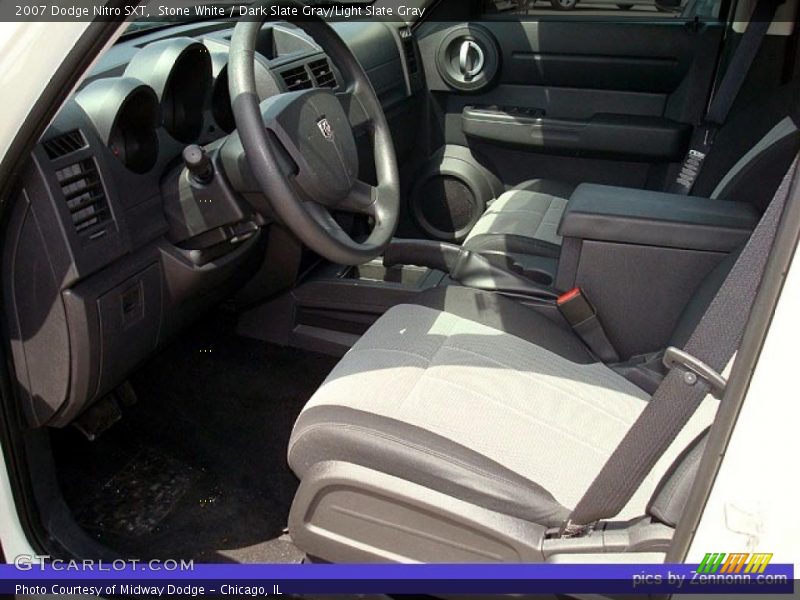 Stone White / Dark Slate Gray/Light Slate Gray 2007 Dodge Nitro SXT