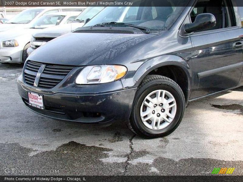 Modern Blue Pearl / Medium Slate Gray 2007 Dodge Grand Caravan SE