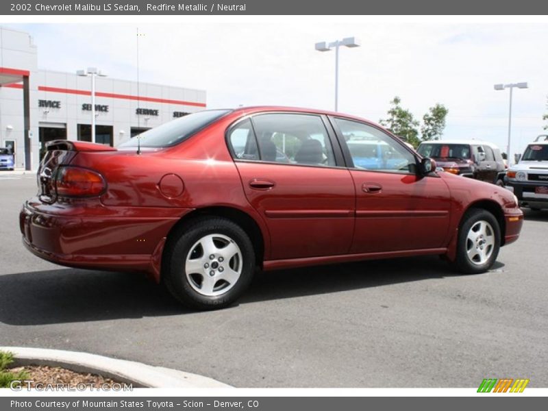 Redfire Metallic / Neutral 2002 Chevrolet Malibu LS Sedan