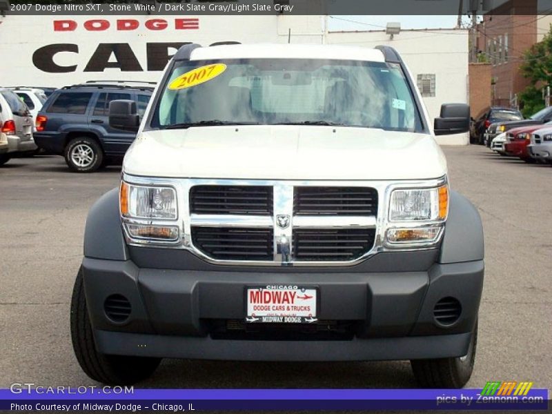 Stone White / Dark Slate Gray/Light Slate Gray 2007 Dodge Nitro SXT
