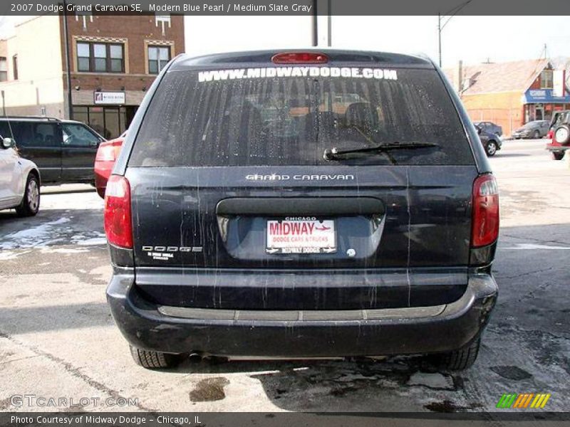 Modern Blue Pearl / Medium Slate Gray 2007 Dodge Grand Caravan SE