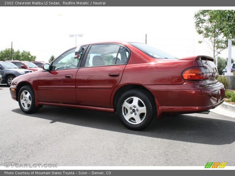 Redfire Metallic / Neutral 2002 Chevrolet Malibu LS Sedan