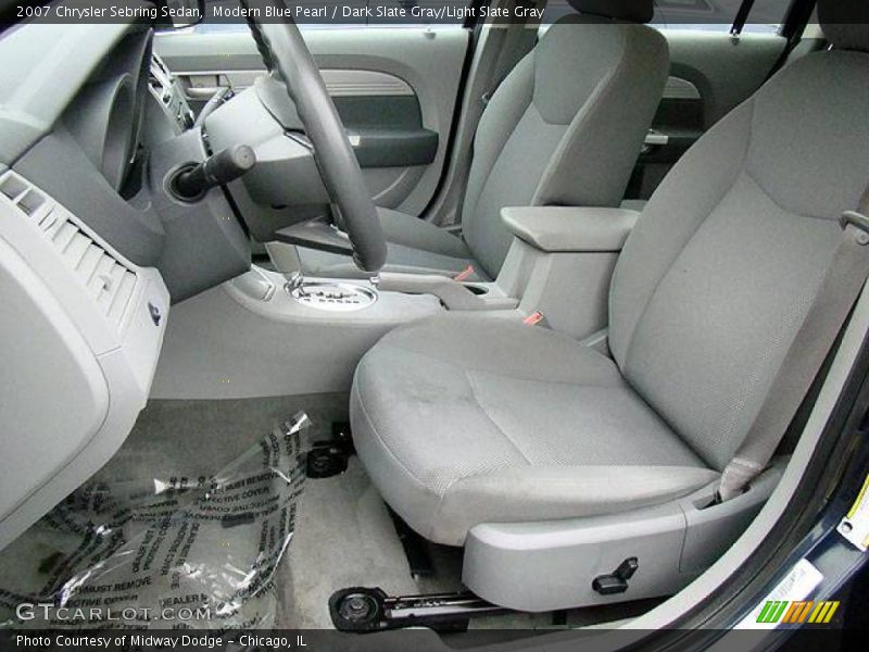 Modern Blue Pearl / Dark Slate Gray/Light Slate Gray 2007 Chrysler Sebring Sedan