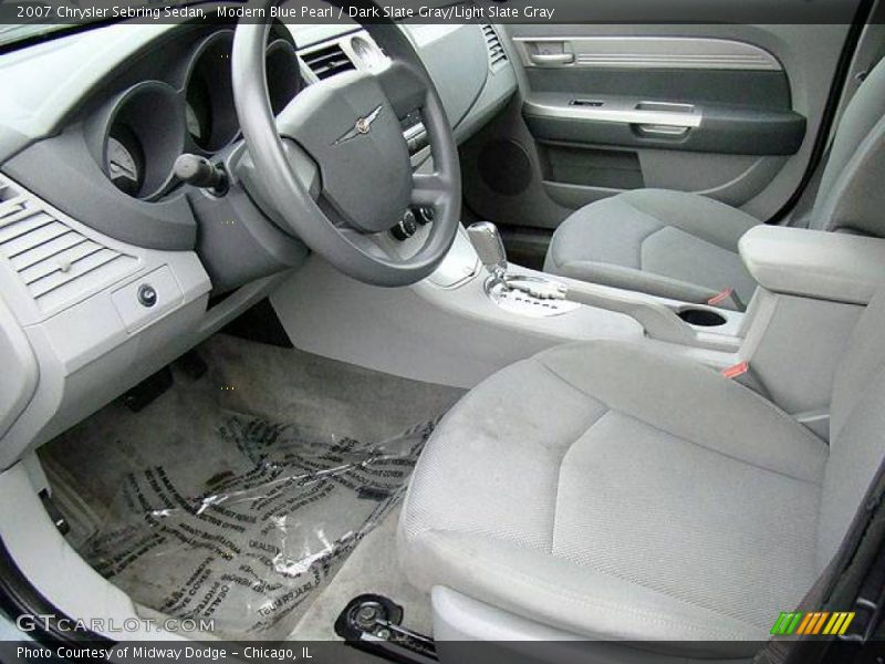 Modern Blue Pearl / Dark Slate Gray/Light Slate Gray 2007 Chrysler Sebring Sedan