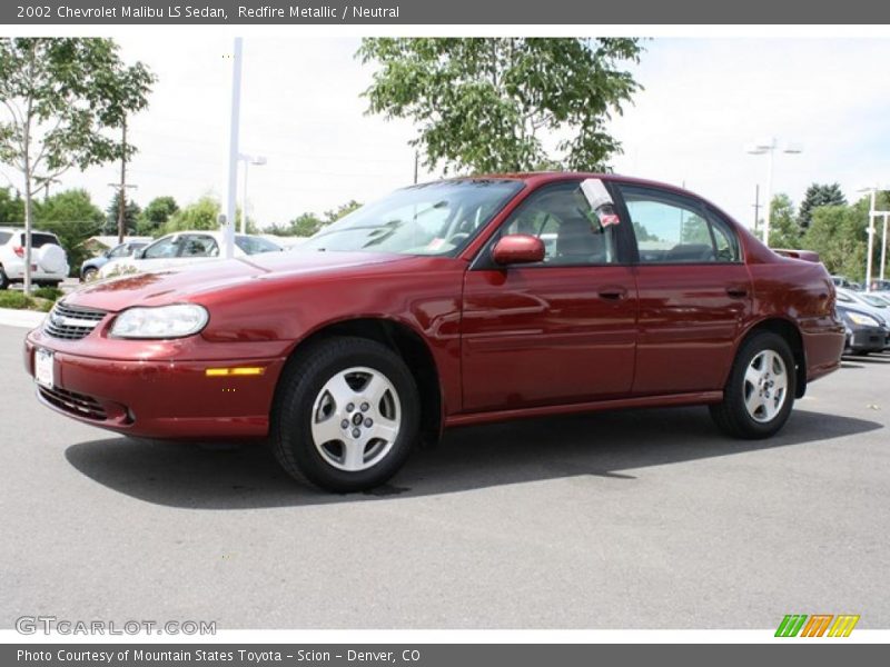 Redfire Metallic / Neutral 2002 Chevrolet Malibu LS Sedan