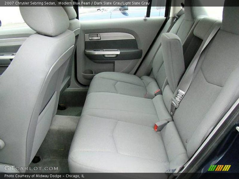 Modern Blue Pearl / Dark Slate Gray/Light Slate Gray 2007 Chrysler Sebring Sedan