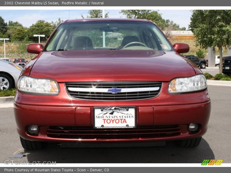 Redfire Metallic / Neutral 2002 Chevrolet Malibu LS Sedan