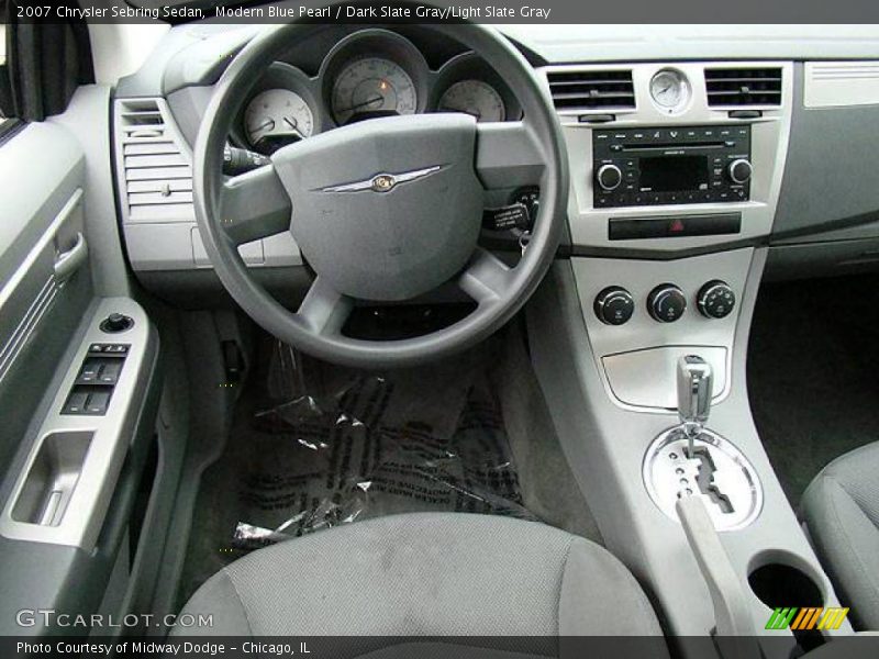 Modern Blue Pearl / Dark Slate Gray/Light Slate Gray 2007 Chrysler Sebring Sedan