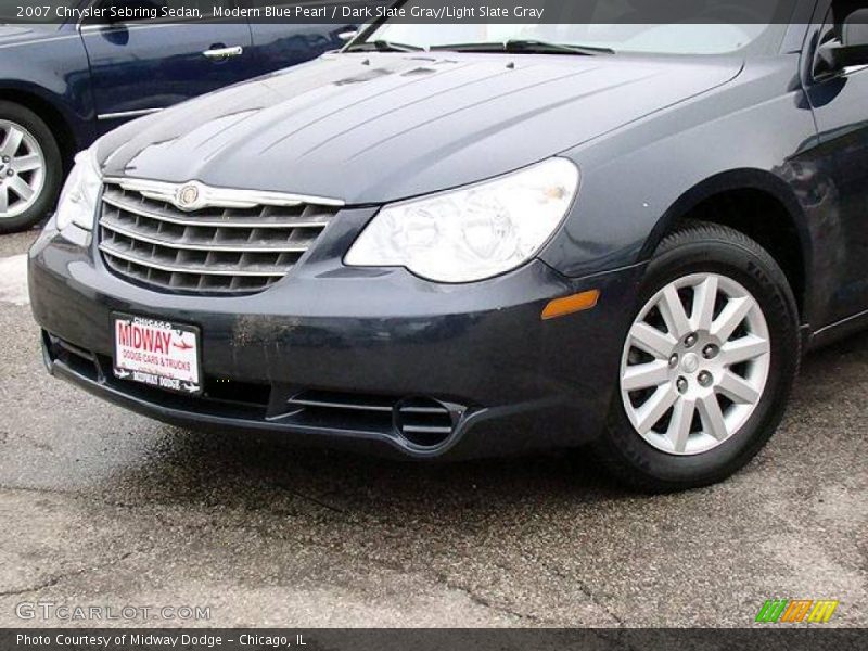 Modern Blue Pearl / Dark Slate Gray/Light Slate Gray 2007 Chrysler Sebring Sedan