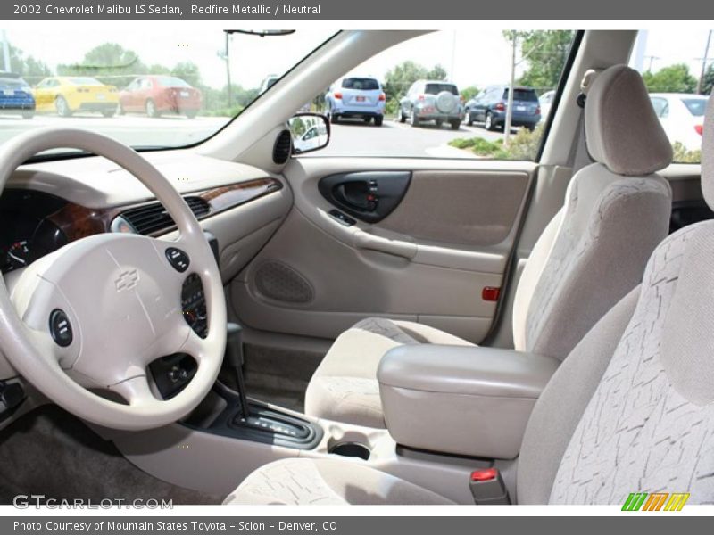 Redfire Metallic / Neutral 2002 Chevrolet Malibu LS Sedan