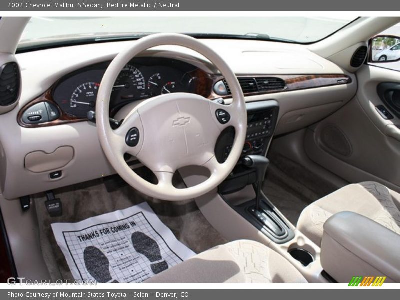 Redfire Metallic / Neutral 2002 Chevrolet Malibu LS Sedan