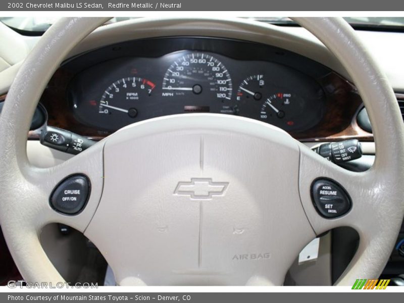 Redfire Metallic / Neutral 2002 Chevrolet Malibu LS Sedan