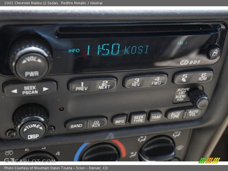 Redfire Metallic / Neutral 2002 Chevrolet Malibu LS Sedan