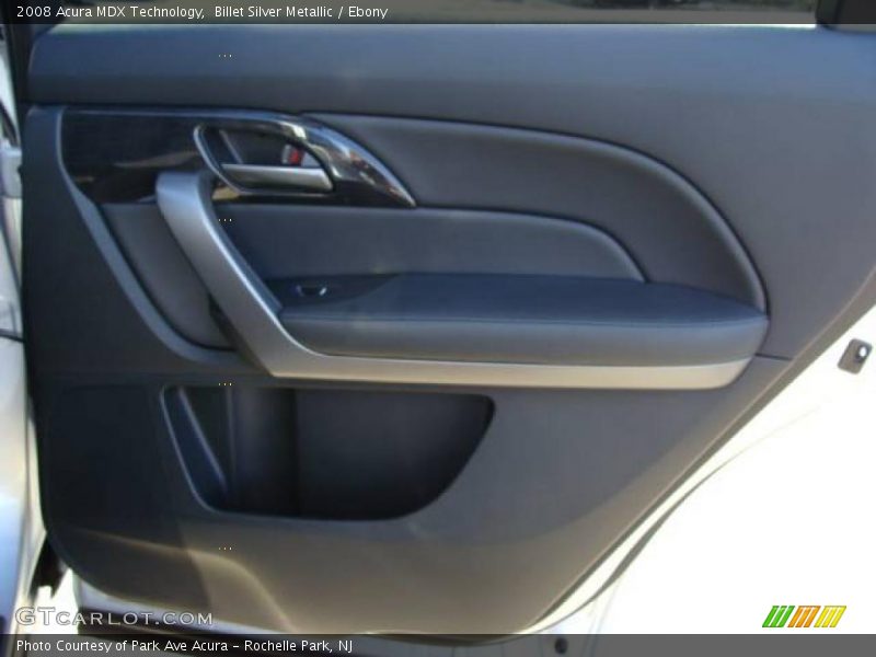 Billet Silver Metallic / Ebony 2008 Acura MDX Technology