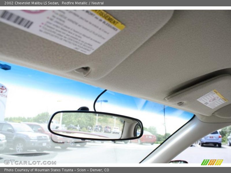 Redfire Metallic / Neutral 2002 Chevrolet Malibu LS Sedan