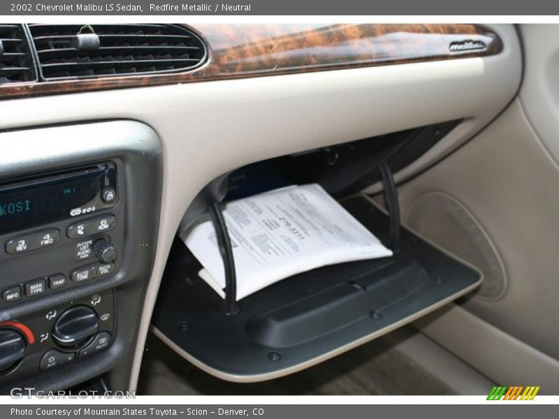 Redfire Metallic / Neutral 2002 Chevrolet Malibu LS Sedan