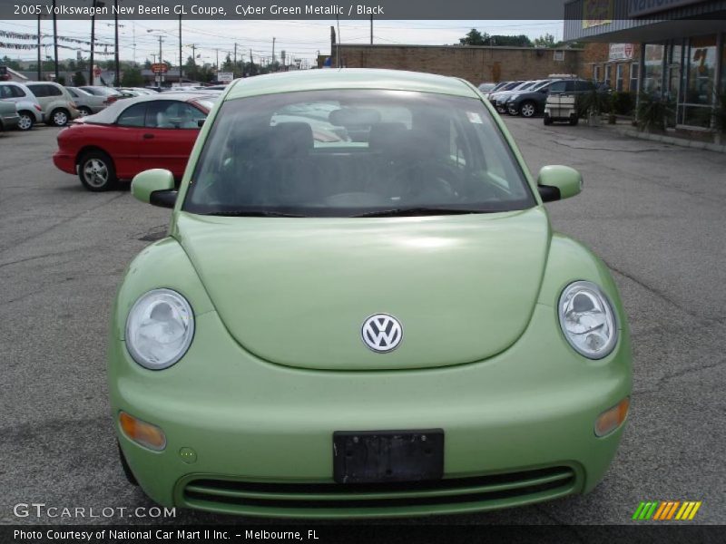 Cyber Green Metallic / Black 2005 Volkswagen New Beetle GL Coupe