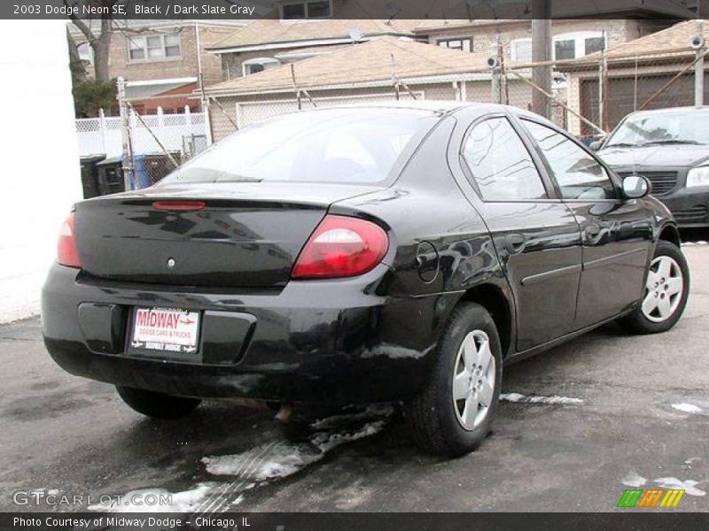 Black / Dark Slate Gray 2003 Dodge Neon SE