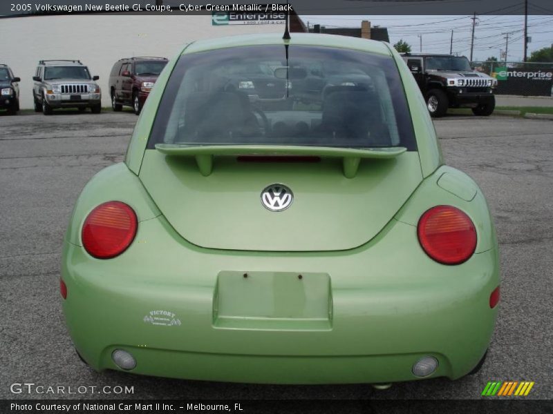 Cyber Green Metallic / Black 2005 Volkswagen New Beetle GL Coupe