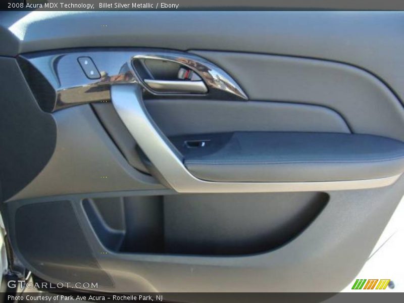 Billet Silver Metallic / Ebony 2008 Acura MDX Technology