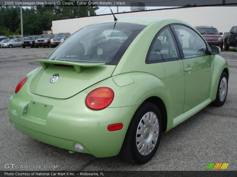 Cyber Green Metallic / Black 2005 Volkswagen New Beetle GL Coupe