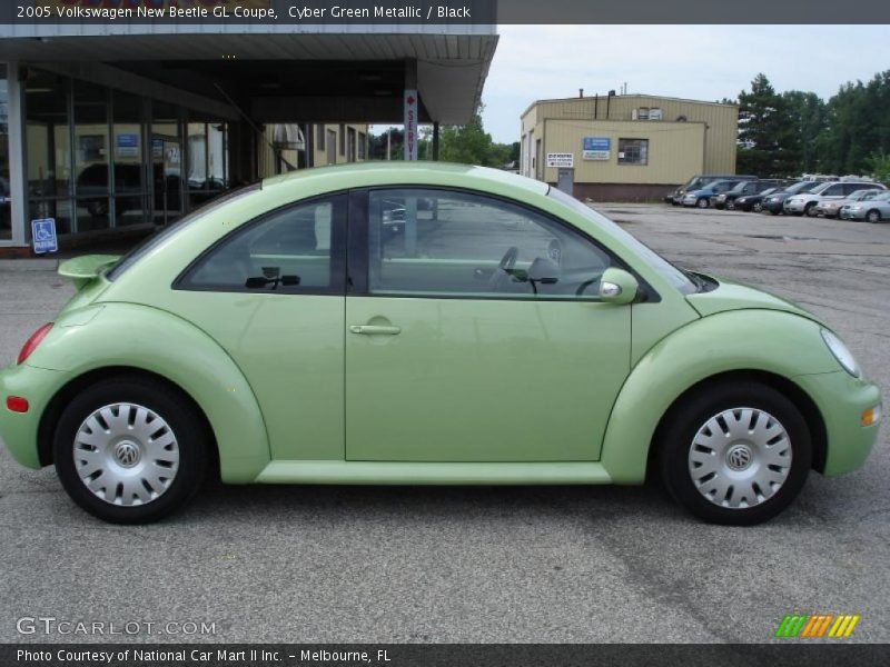 Cyber Green Metallic / Black 2005 Volkswagen New Beetle GL Coupe