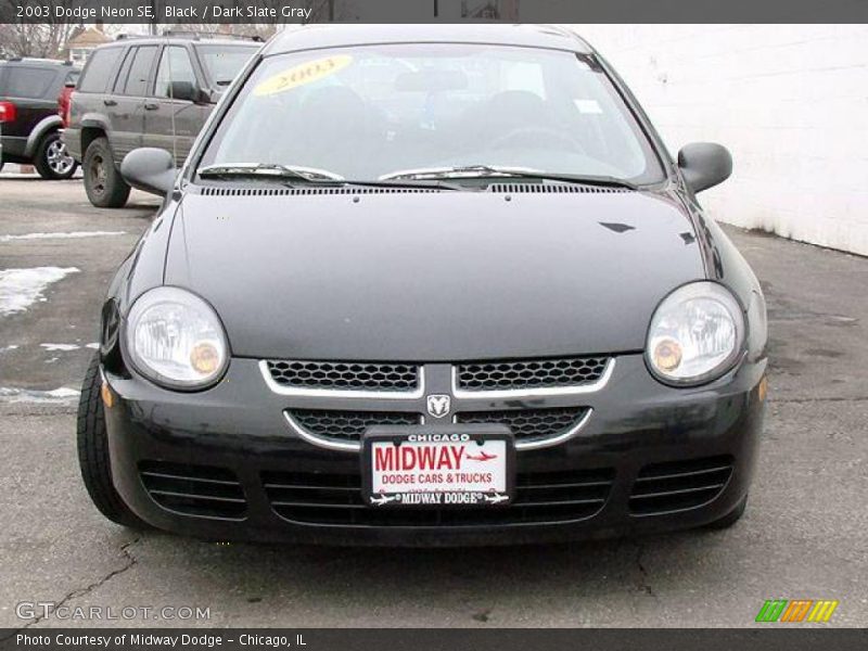 Black / Dark Slate Gray 2003 Dodge Neon SE