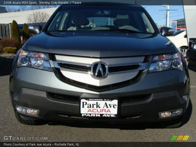 Sterling Gray Metallic / Taupe 2008 Acura MDX Sport