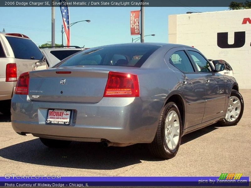 Silver Steel Metallic / Dark Slate Gray/Light Graystone 2006 Dodge Charger SE