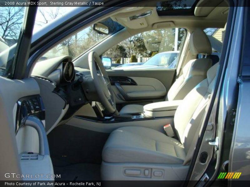 Sterling Gray Metallic / Taupe 2008 Acura MDX Sport