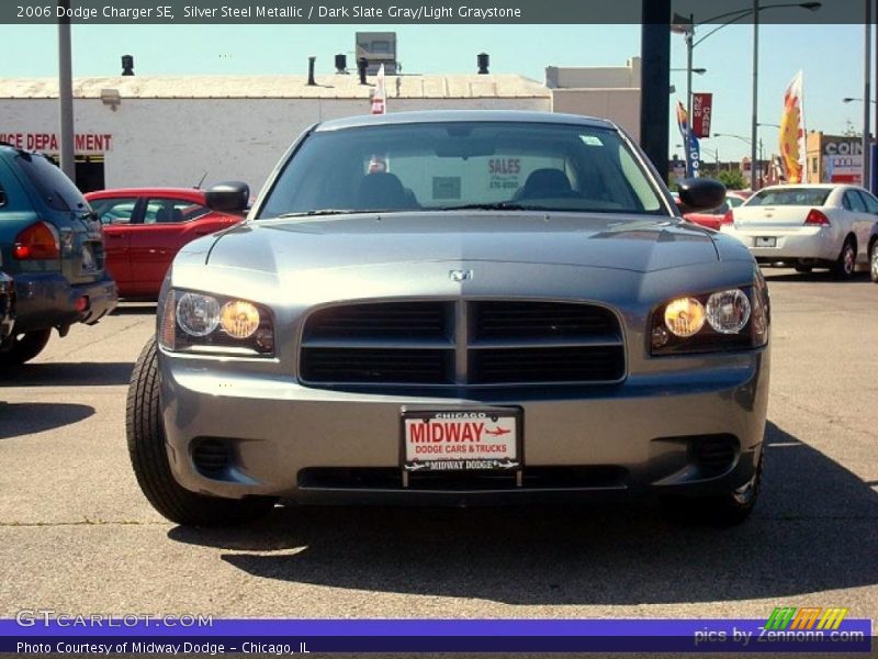 Silver Steel Metallic / Dark Slate Gray/Light Graystone 2006 Dodge Charger SE