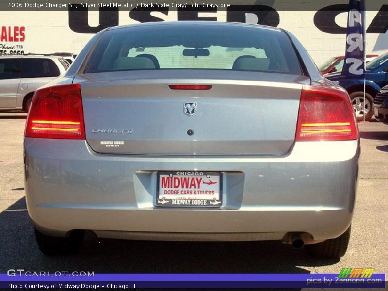 Silver Steel Metallic / Dark Slate Gray/Light Graystone 2006 Dodge Charger SE