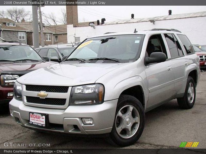 Silverstone Metallic / Light Gray 2008 Chevrolet TrailBlazer LT 4x4