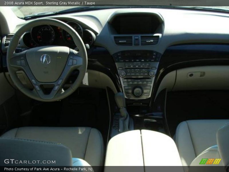 Sterling Gray Metallic / Taupe 2008 Acura MDX Sport