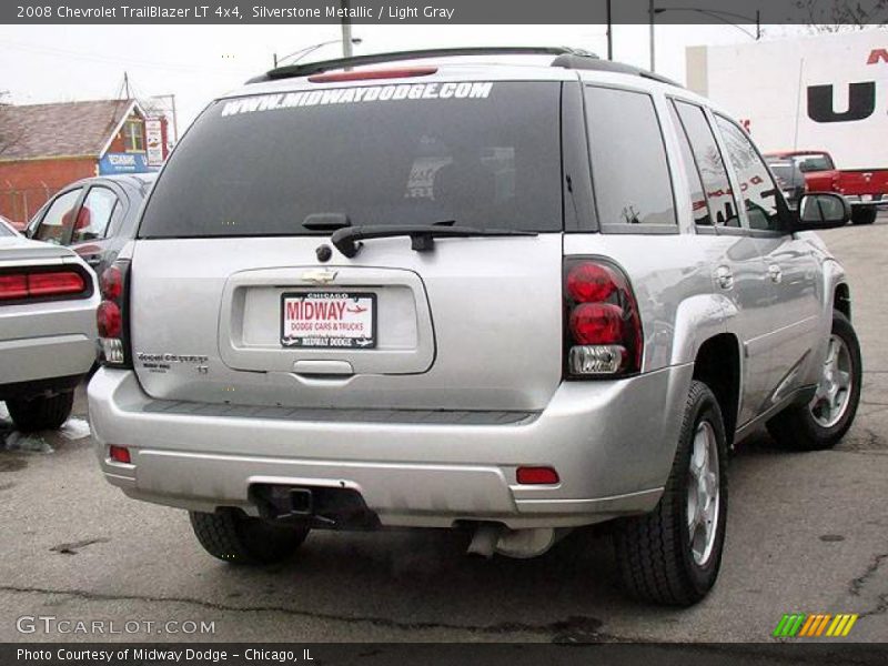 Silverstone Metallic / Light Gray 2008 Chevrolet TrailBlazer LT 4x4