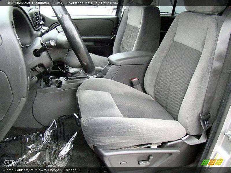 Silverstone Metallic / Light Gray 2008 Chevrolet TrailBlazer LT 4x4