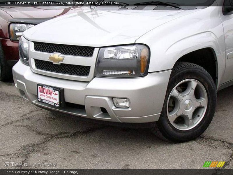 Silverstone Metallic / Light Gray 2008 Chevrolet TrailBlazer LT 4x4