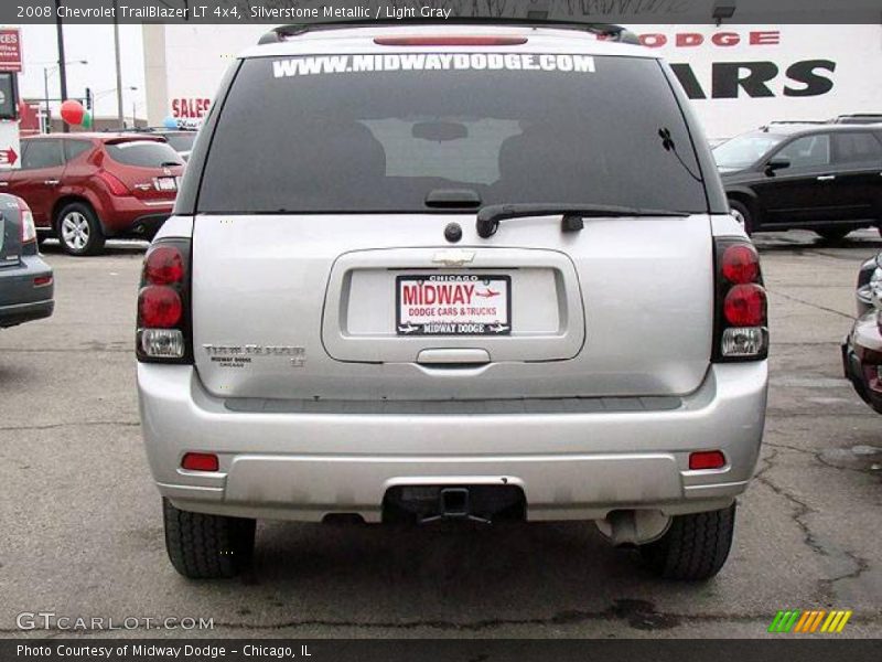 Silverstone Metallic / Light Gray 2008 Chevrolet TrailBlazer LT 4x4