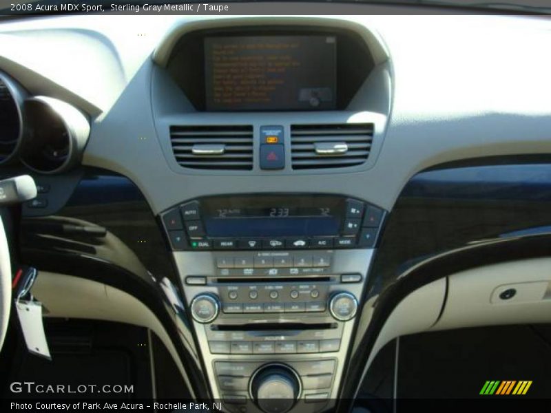 Sterling Gray Metallic / Taupe 2008 Acura MDX Sport