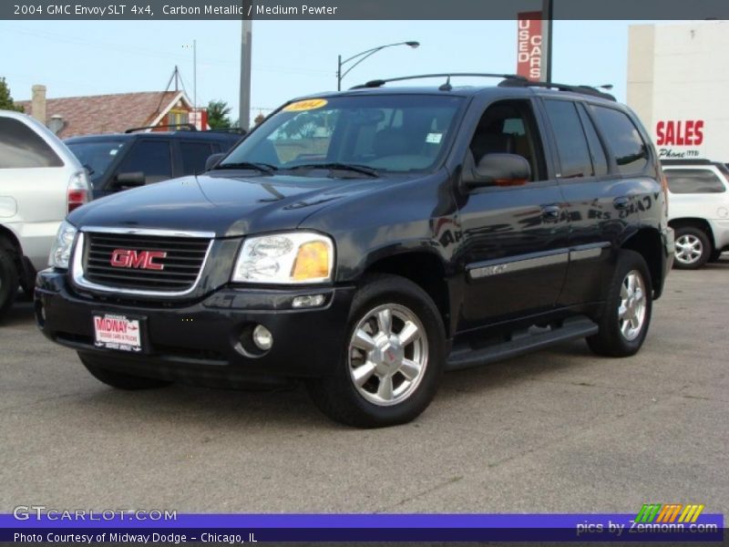 Carbon Metallic / Medium Pewter 2004 GMC Envoy SLT 4x4
