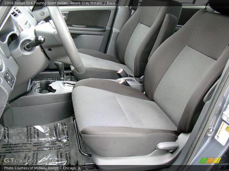 Azure Gray Metallic / Black 2009 Suzuki SX4 Touring Sport Sedan