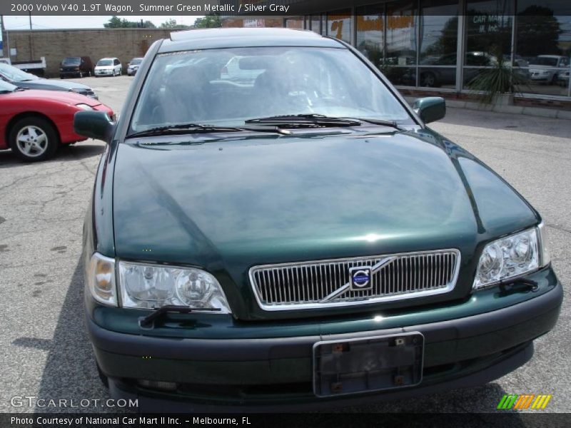 Summer Green Metallic / Silver Gray 2000 Volvo V40 1.9T Wagon
