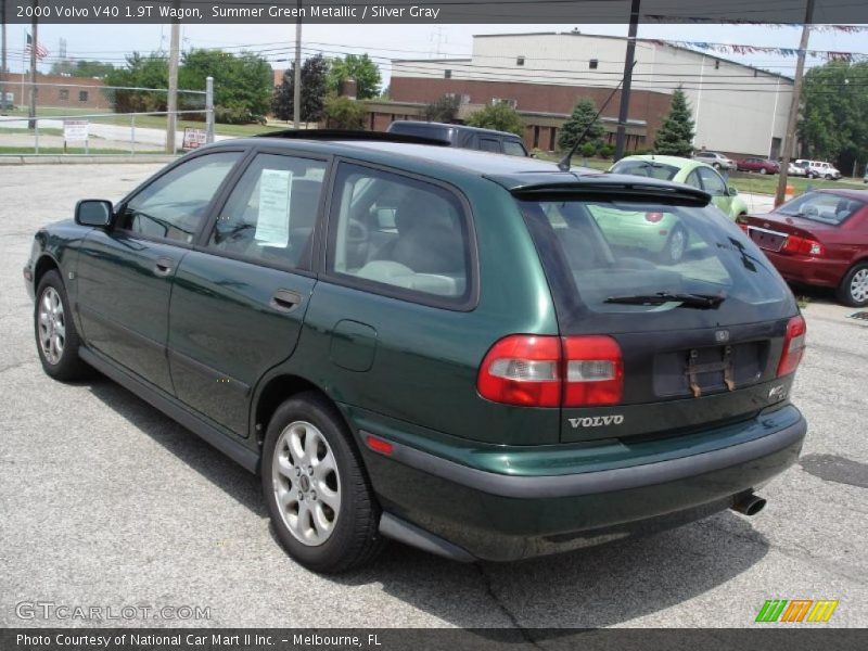 Summer Green Metallic / Silver Gray 2000 Volvo V40 1.9T Wagon