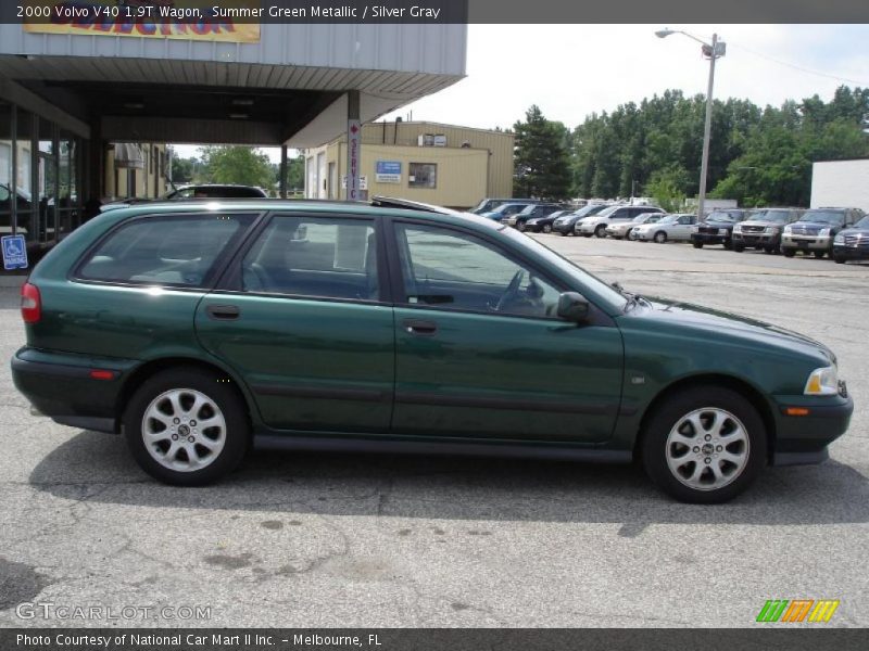 Summer Green Metallic / Silver Gray 2000 Volvo V40 1.9T Wagon