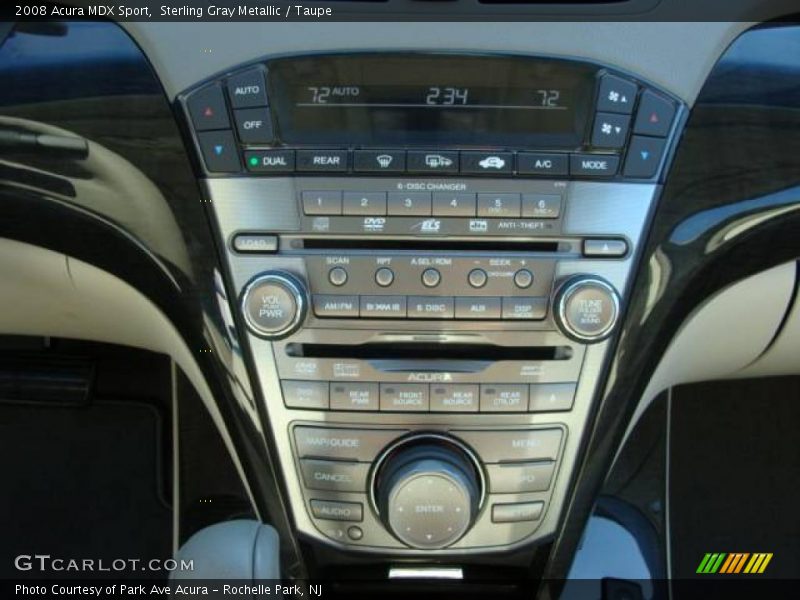 Sterling Gray Metallic / Taupe 2008 Acura MDX Sport