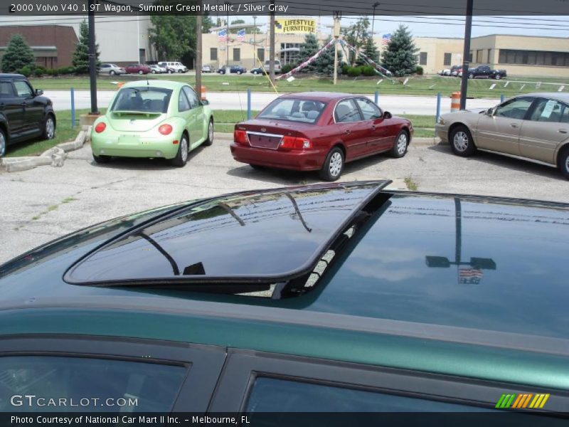 Summer Green Metallic / Silver Gray 2000 Volvo V40 1.9T Wagon