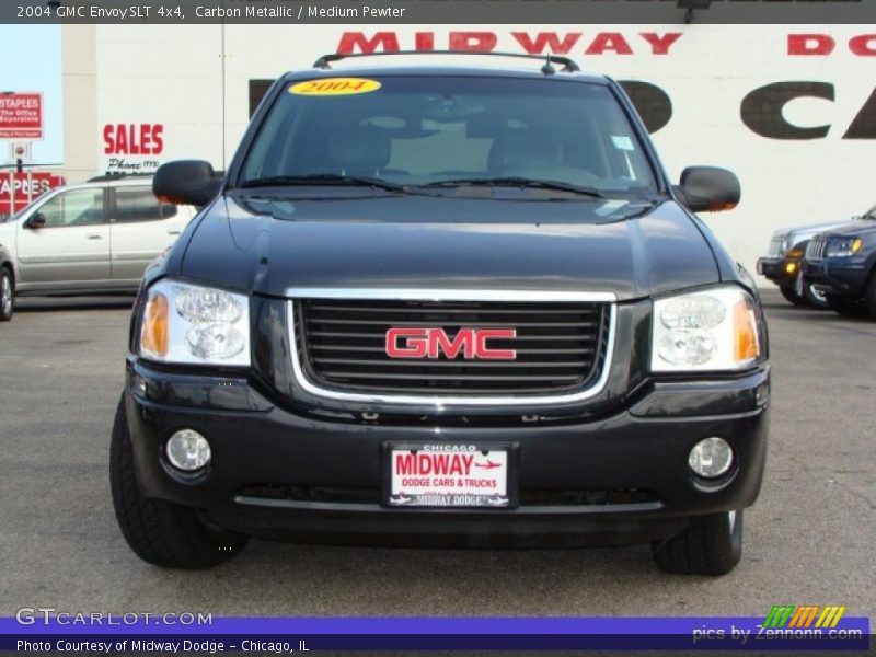 Carbon Metallic / Medium Pewter 2004 GMC Envoy SLT 4x4