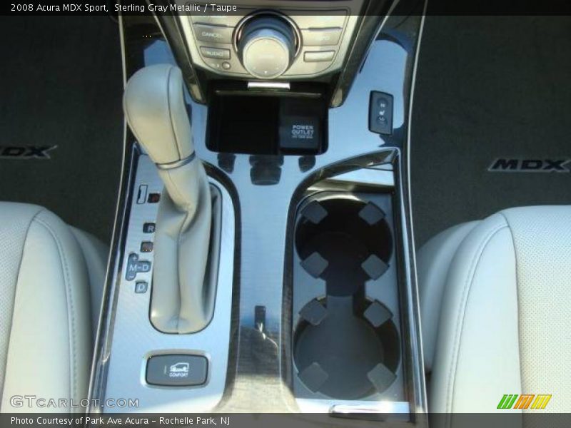 Sterling Gray Metallic / Taupe 2008 Acura MDX Sport